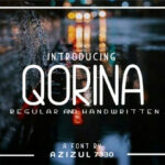 Qorina Font Poster 1