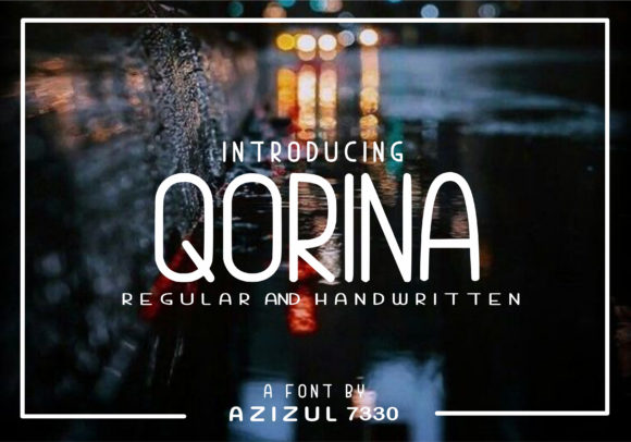 Qorina Font Poster 1