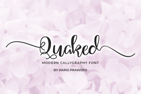 Quaked Font Poster 1