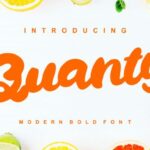 Quanty Font Poster 1