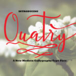 Quatry Font Poster 1