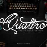 Quattro Font Poster 1