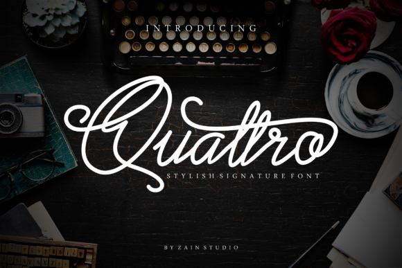 Quattro Font Poster 1