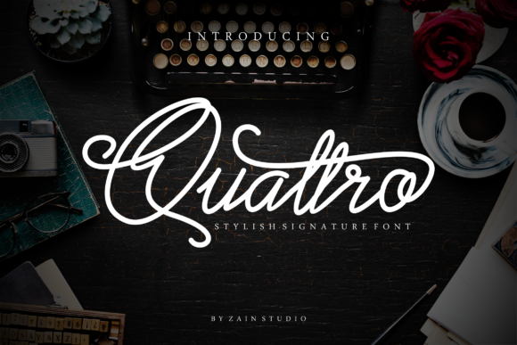 Quattro Font Quattro Font Poster 1