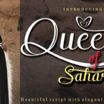 Queen of Sahara Font Poster 1