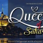 Queen of Sahara Font Poster 9