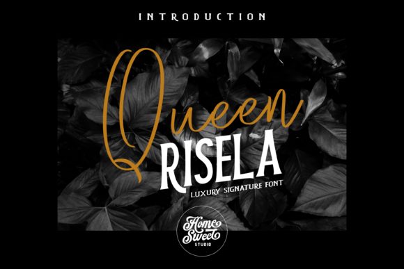 Queen Risela Font Poster 1