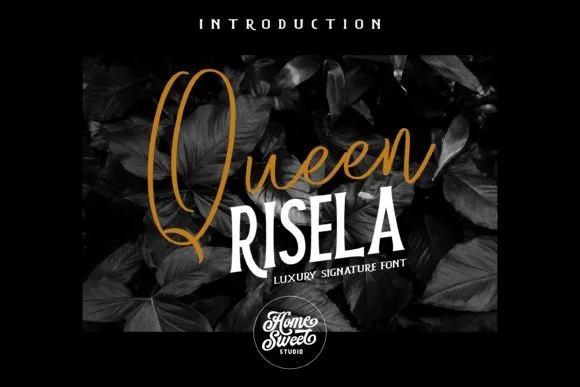 Queen Risela Font Queen Risela Font Poster 1