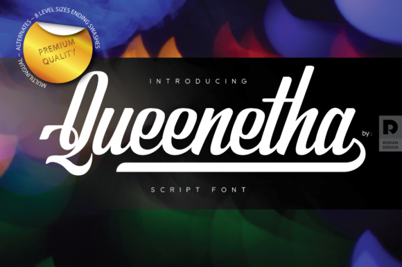 Queenetha Font Poster 1