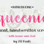 Queenie Font Poster 1