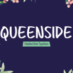 Queenside Font Poster 1