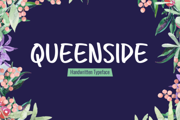 Queenside Font Poster 1