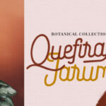 Quefira Script Font Poster 5