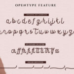 Quefira Script Font Poster 7