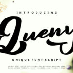 Queny Font Poster 1