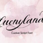 Quenyland Font Poster 1