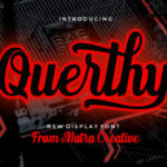 Querthy Script Font Poster 1