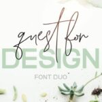 Quest for Design Family Font Poster 1