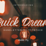 Quick Dream Font Poster 1
