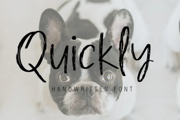 Quickly Font Quickly Font Poster 1