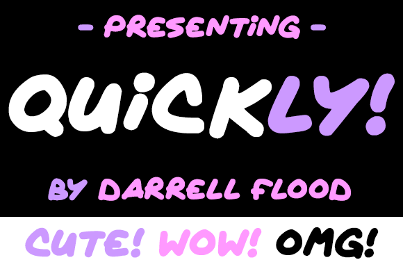Quickly Font Poster 1