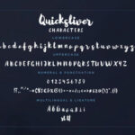 Quicksliver Font Poster 7