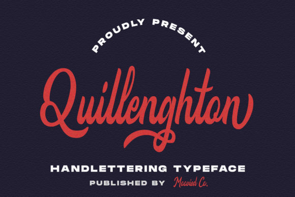 Quillenghton Font Poster 1
