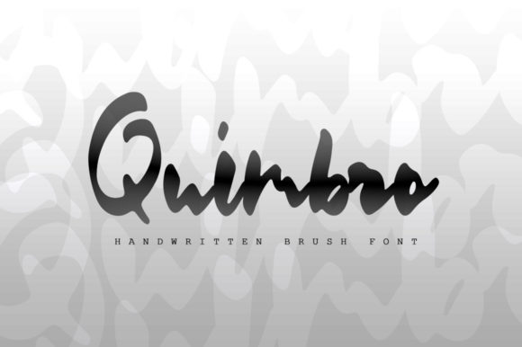 Quimbro Font Poster 1