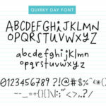 Quirky Day Font Poster 6