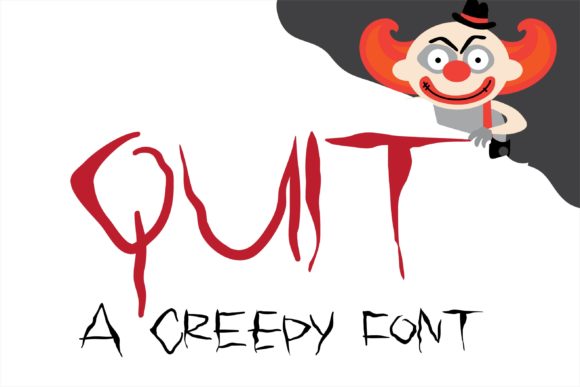 Quit Font Poster 1