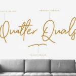 Qulliness Font Poster 3