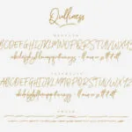 Qulliness Font Poster 4