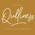 Qulliness Font Poster 6