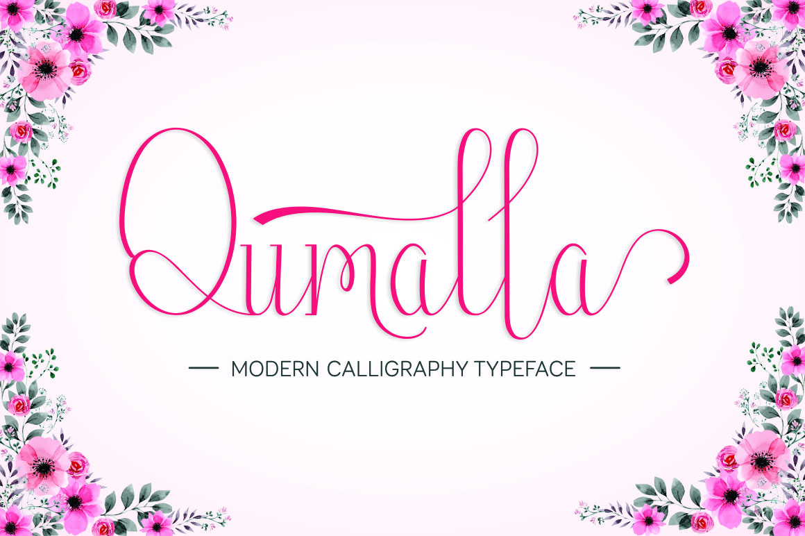 Qumalla Font Poster 1