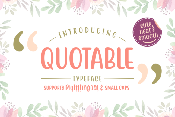 Quotable Font