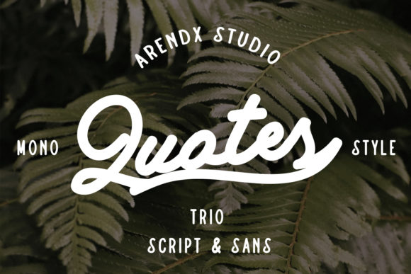 Quotes Trio Font