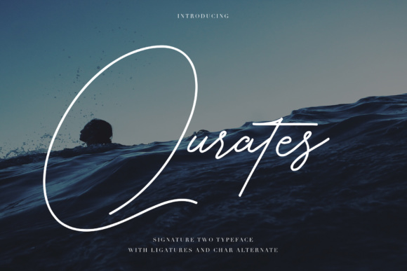 Qurates Signature Two Font