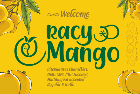 Racy Mango Font Poster 1