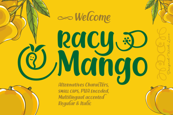 Racy Mango Font