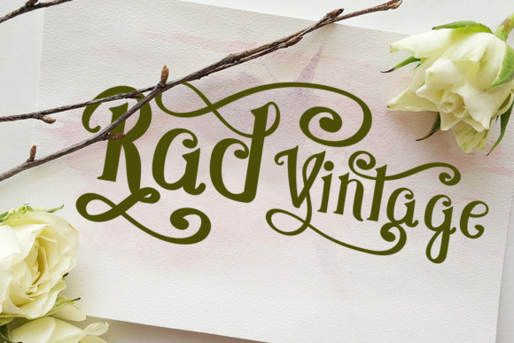 Rad Vintage Font