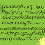 Radioactive Font Poster 3