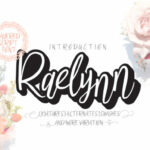 Raelynn Font Poster 1