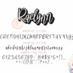 Raelynn Font Poster 2