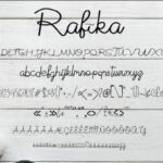 Rafika Font Poster 4