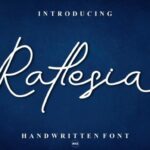 Raflesia Font Poster 1