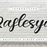 Raflesya Font Poster 1