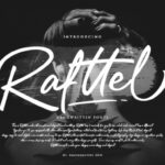 Rafttel Font Poster 1