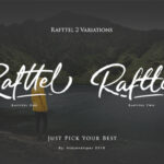 Rafttel Font Poster 2