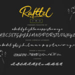 Rafttel Font Poster 12