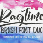 Ragtime Font Poster 1